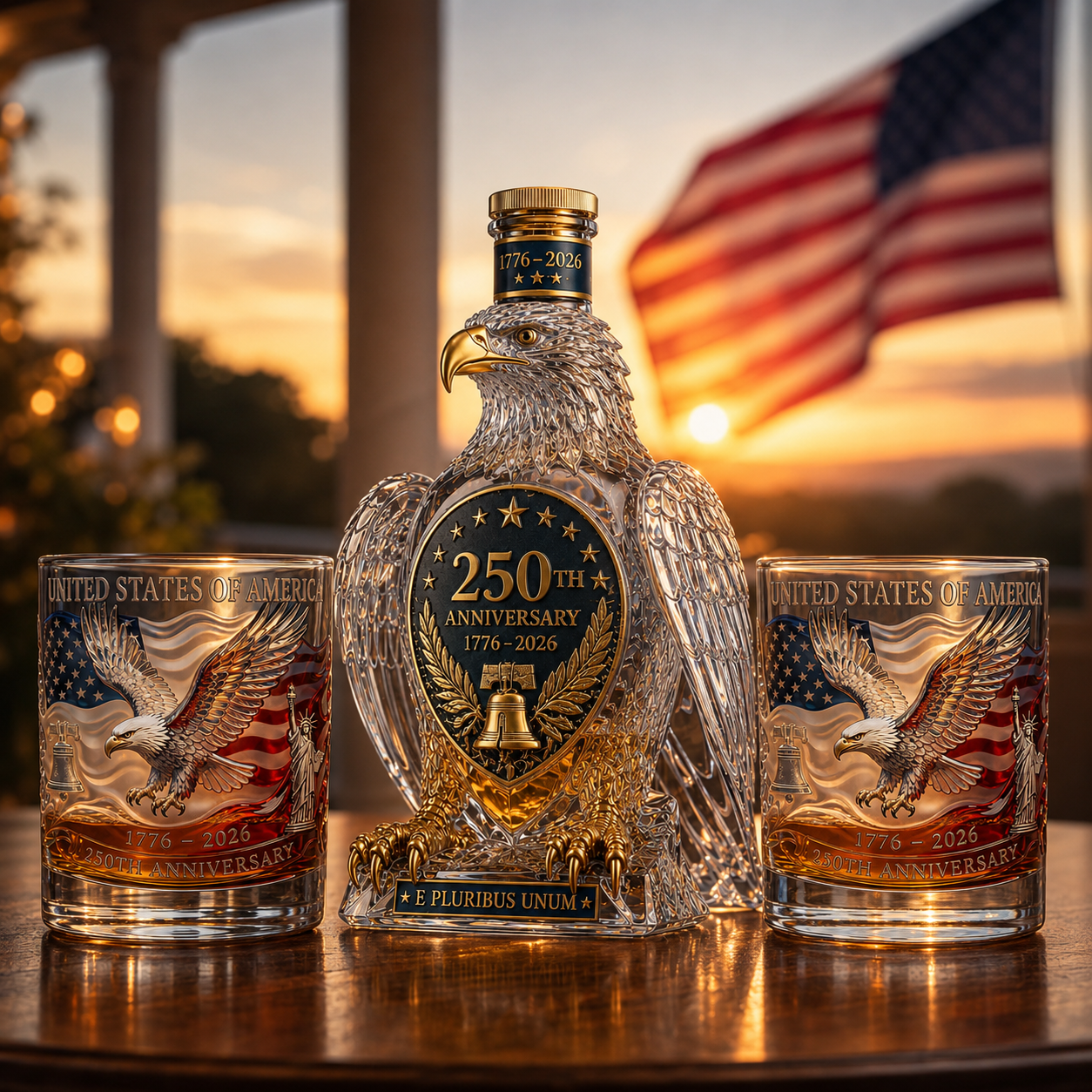 🔥HOT SALE 55% OFF🦅Bald Eagle Whiskey Bottle -250th Anniversary Commemorative Bottle