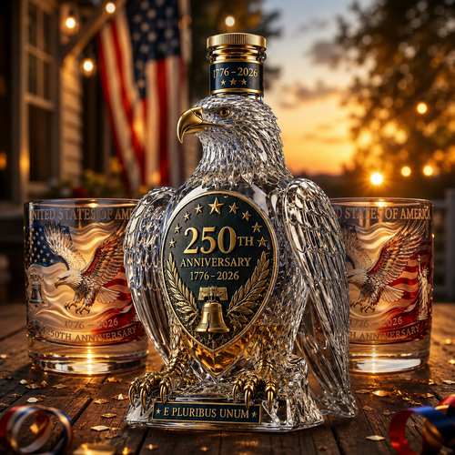 🔥HOT SALE 55% OFF🦅Bald Eagle Whiskey Bottle -250th Anniversary Commemorative Bottle