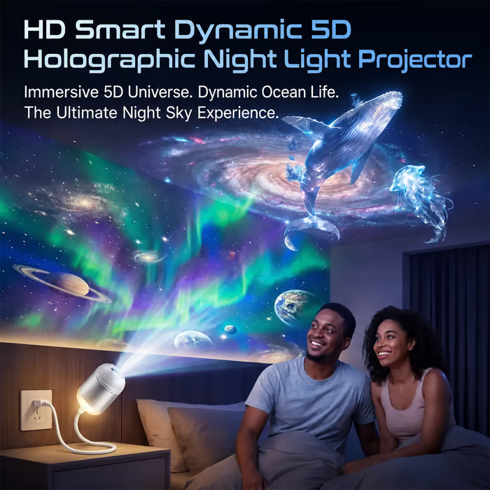 ⏰Last day Promotion🔥Night Light Projector - Smart Holographic Star Projector