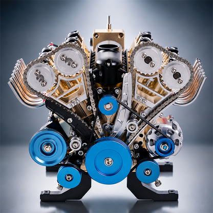 🔥HOT SALE🏎️🛠️The Ultimate Desktop Masterpiece: Miniature V8 Small-Block Static Model Kit