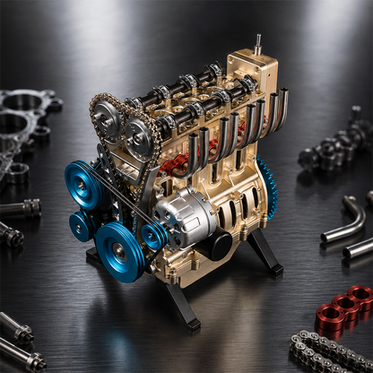 🔥HOT SALE🏎️🛠️The Ultimate Desktop Masterpiece: Miniature V8 Small-Block Static Model Kit
