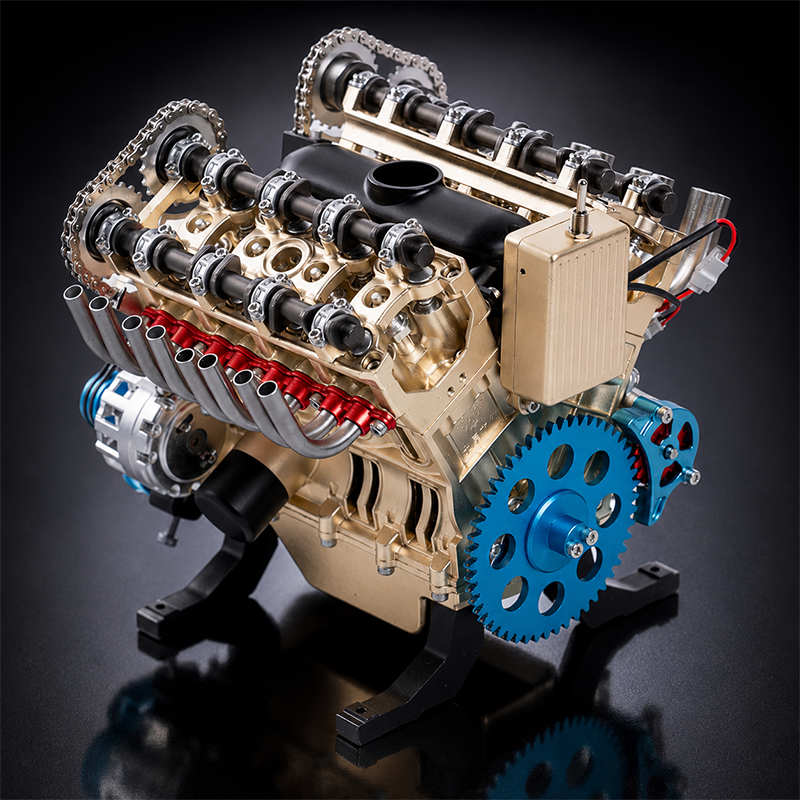 🔥HOT SALE🏎️🛠️The Ultimate Desktop Masterpiece: Miniature V8 Small-Block Static Model Kit