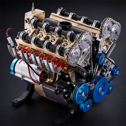 🔥HOT SALE🏎️🛠️The Ultimate Desktop Masterpiece: Miniature V8 Small-Block Static Model Kit
