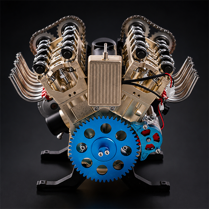 🔥HOT SALE🏎️🛠️The Ultimate Desktop Masterpiece: Miniature V8 Small-Block Static Model Kit