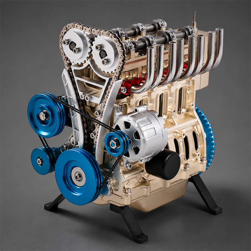 🔥HOT SALE🏎️🛠️The Ultimate Desktop Masterpiece: Miniature V8 Small-Block Static Model Kit