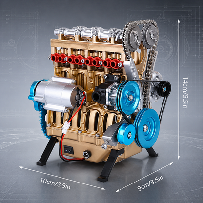 🔥HOT SALE🏎️🛠️The Ultimate Desktop Masterpiece: Miniature V8 Small-Block Static Model Kit