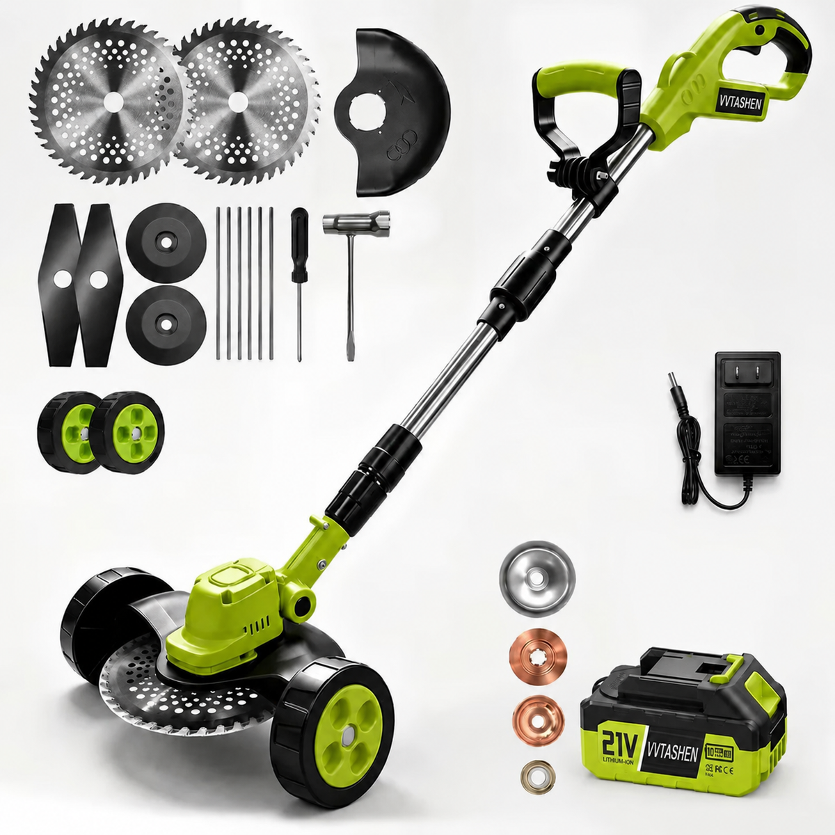 🌿55% OFF TODAY⚡ 3-in-1 Cordless Grass Trimmer with 2 Batteries