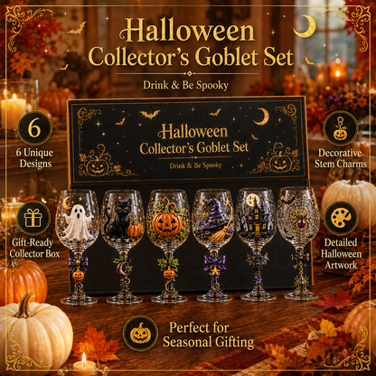 🎃✨ Halloween Collector’s Goblet Set