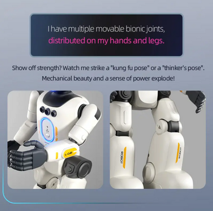Next-Gen Humanoid AI Robot | Full-Body Flexible Joints & Smart Interactive Control