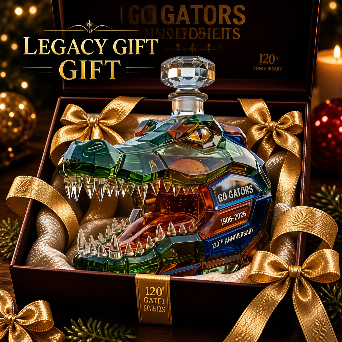 🐊 120th Anniversary Crocodile Decanter