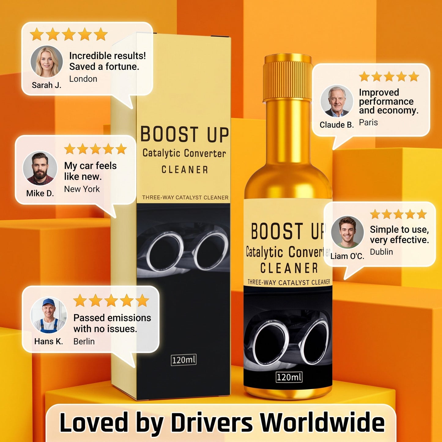 👍Newly Upgraded💥Over 30k+ Sold！🚗Car Catalytic Converter Cleaner , Engine Internal Cleaning, Removes Exhaust Carbon Buildup