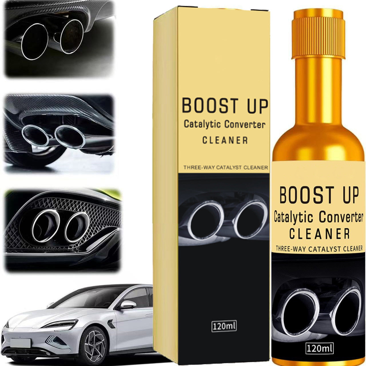 👍Newly Upgraded💥Over 30k+ Sold！🚗Car Catalytic Converter Cleaner , Engine Internal Cleaning, Removes Exhaust Carbon Buildup