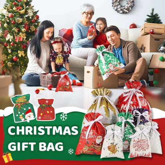🎅LAST DAY SPECIAL PRICE: $19.99!!🎁The World’s Best Christmas Gift Bag With Drawstring🎁