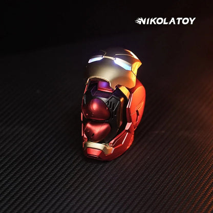 Iron Man Alloy Shell TWS Bluetooth Earbuds