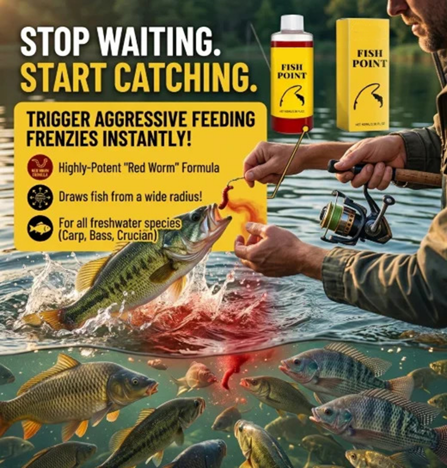 🎣🔥 HOT SALE 50% OFF – Concentrated Fish Attractant Liquid