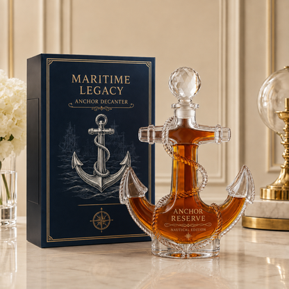 ⚓️US Navy 250th Anniversary Anchor Whiskey Decanter