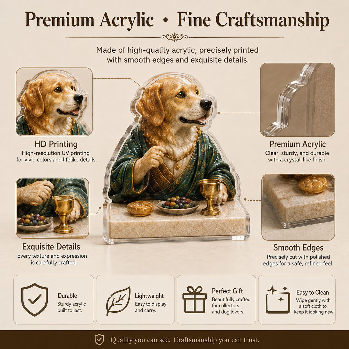 🐶🎁The Last Supper Dog Advent Calendar – 24-Day Christmas Countdown & Festive Collectibles