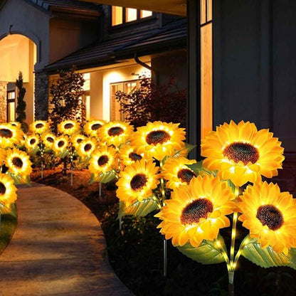 🌻❤Mother's Day Sale 49% OFF- 🌞Solar LED Sunflower Garden Lights-29.6inch/74cm