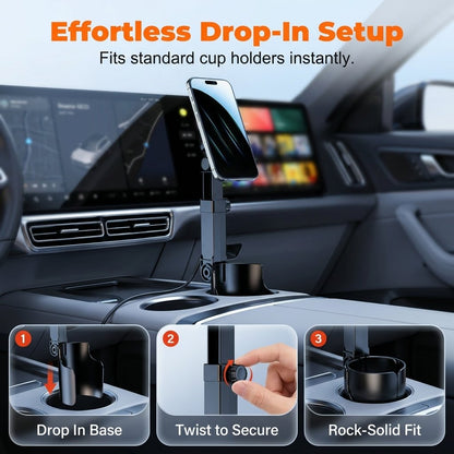 🔥 48% OFF | Magnetic Car Phone Holder Mount – 360° Adjustable, Strong N52 Magnet, One-Hand Operation