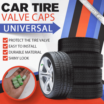 🚗🚗Glow-in-the-Dark Car Tire Valve Cap Set💡