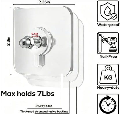 Heavy Duty Adhesive Wall Hooks