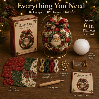 ❤️Beginner-Friendly🎄Christmas Classics Patchwork Ornament DIY Kit