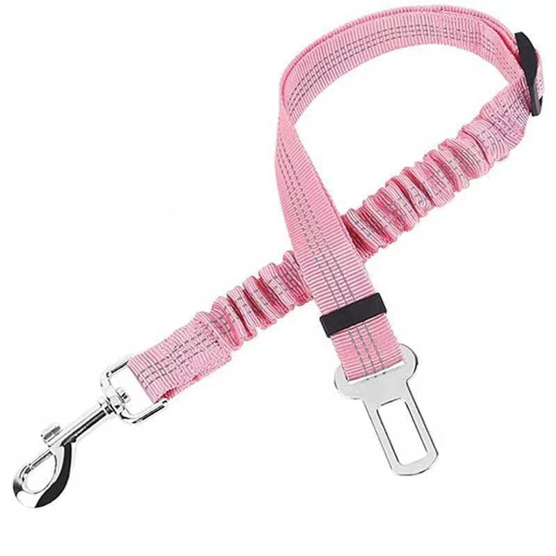 Pet Dog & Cat Seat Belts for Cars, Adjustable Safety Leash/Harness Compatible with Vehicle Headrests