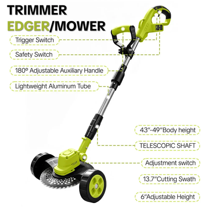 🔥HOT SALE 60% OFF🌿⚡ 3-in-1 Cordless Grass Trimmer