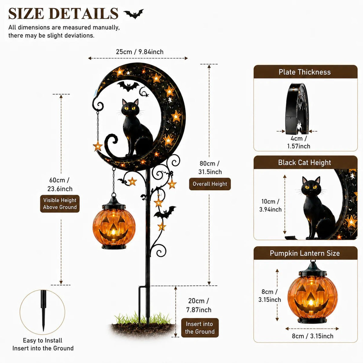 🎃 Shop Early for Halloween! 49% OFF Pumpkin Moon Garden Stake Light