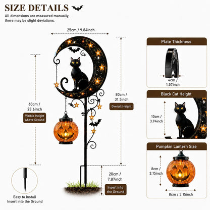 🎃 Shop Early for Halloween! 49% OFF Pumpkin Moon Garden Stake Light