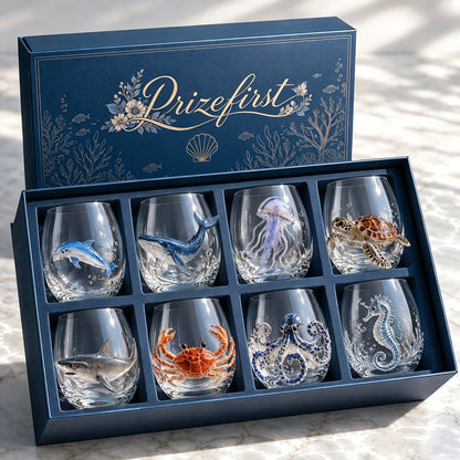 ⚡Artisanal Blue Ringed Octopus Glassware