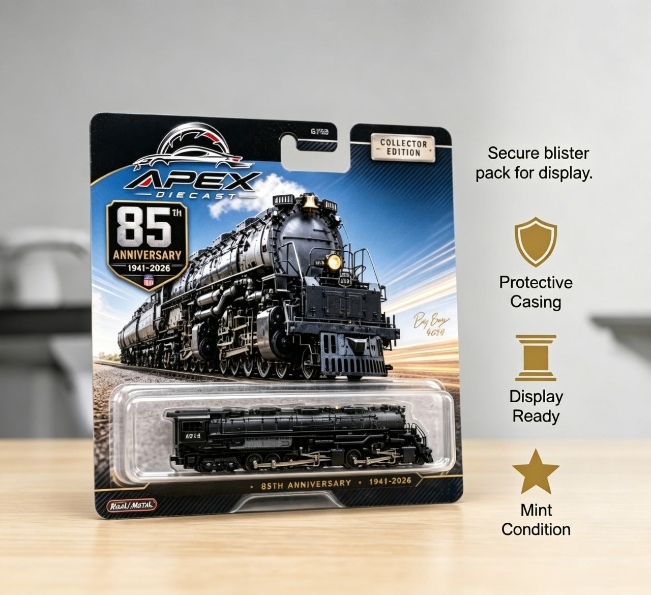 💥OFF 50% TODAY🏆85th Anniversary Steam Giant Die-Cast Model