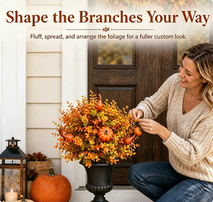 🎁Hot Sale 49% OFF🔥Artificial Fall Pumpkin Tree Stakes🍂