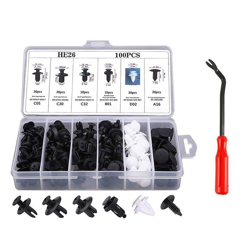🔧🚗 625PCS Car Fastener Box Set – Universal Auto Clips Assortment 📦
