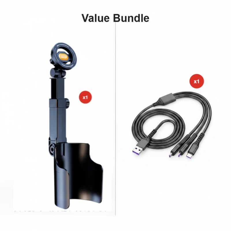 🔥 48% OFF | Magnetic Car Phone Holder Mount – 360° Adjustable, Strong N52 Magnet, One-Hand Operation
