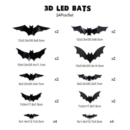 🔥SPOOKY SALE 55% OFF🦇 Halloween LED Bat Decorations