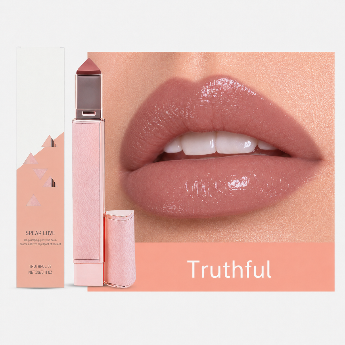 Hydrating Lip Plumping Glossy Lip Balm