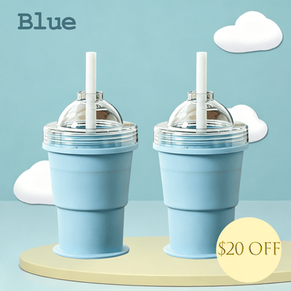 🧊55% OFF TODAY🥤 Foldable Ice Cup with Built-In Ice Ball Mold