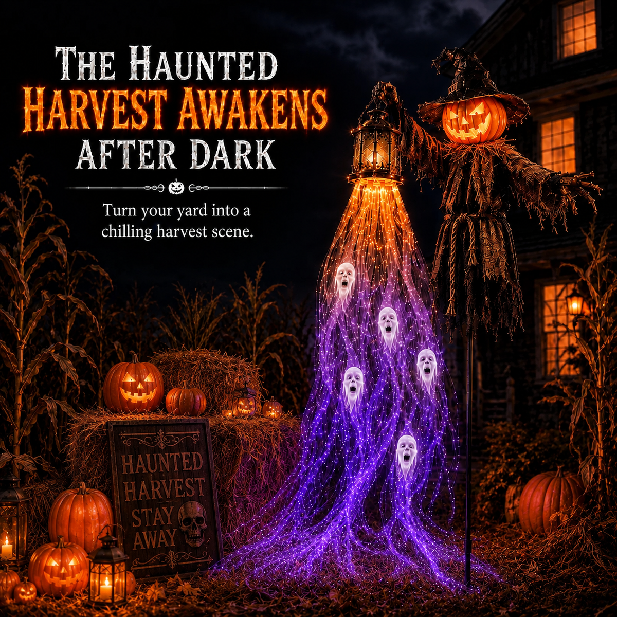 🔥 HOT SALE 50% OFF 🎁Animated Halloween Garden Light collection