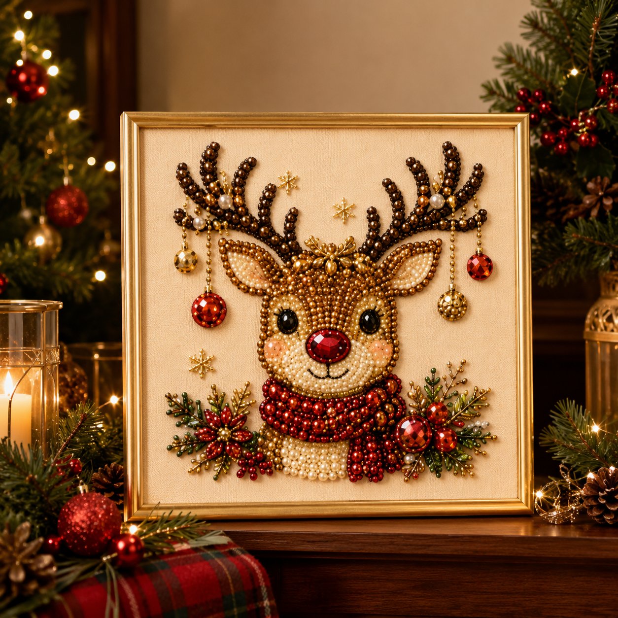🎨💎DIY Christmas Pearl Diamond Art Kit-🧘