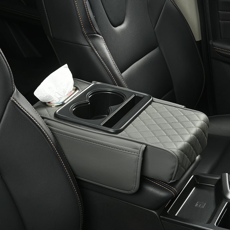 🔥HOT SALE 50% OFF🚗Multifunctional PU Leather Car Armrest Box Mat