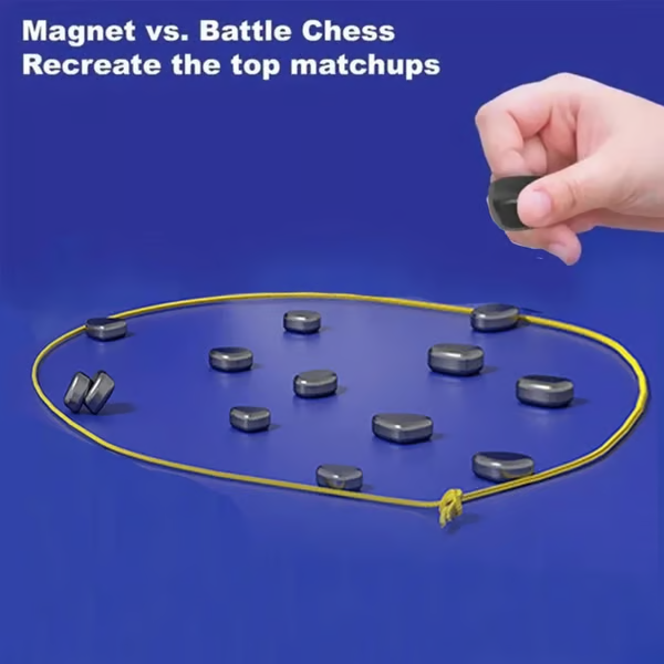 New Year Hot Sale  🎁 Magnetic Chess Game – Fun Strategy Game for All Ages 🧲♟️🔥
