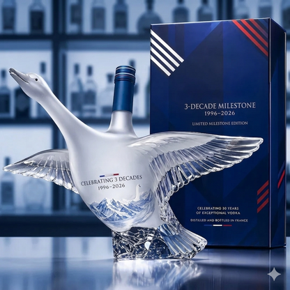 🔥HOT SALE 55% OFF🪿Goose 30th Anniversary 3D Sculpted Vodka Bottle