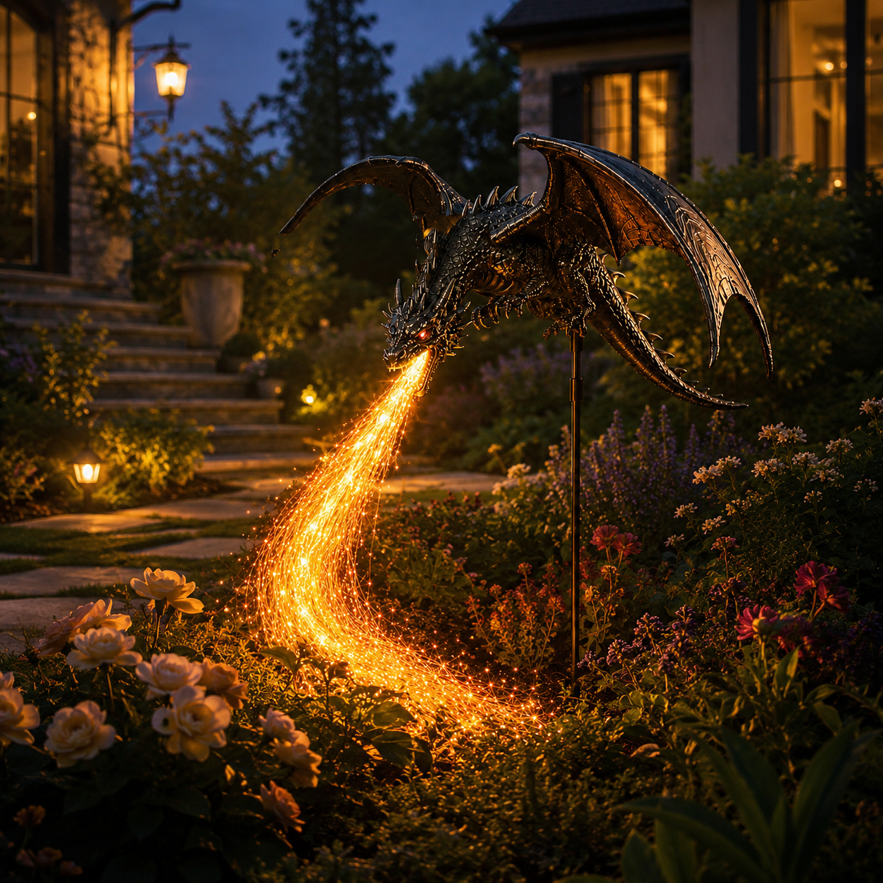 🎁Solar Dragon Fire Garden Light