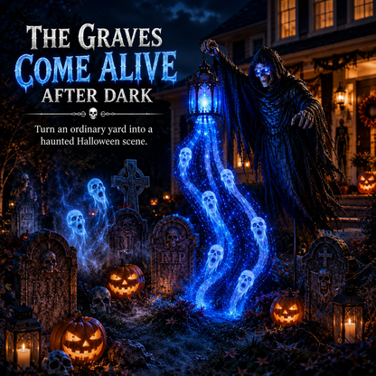 🔥 HOT SALE 50% OFF 🎁Animated Halloween Garden Light collection