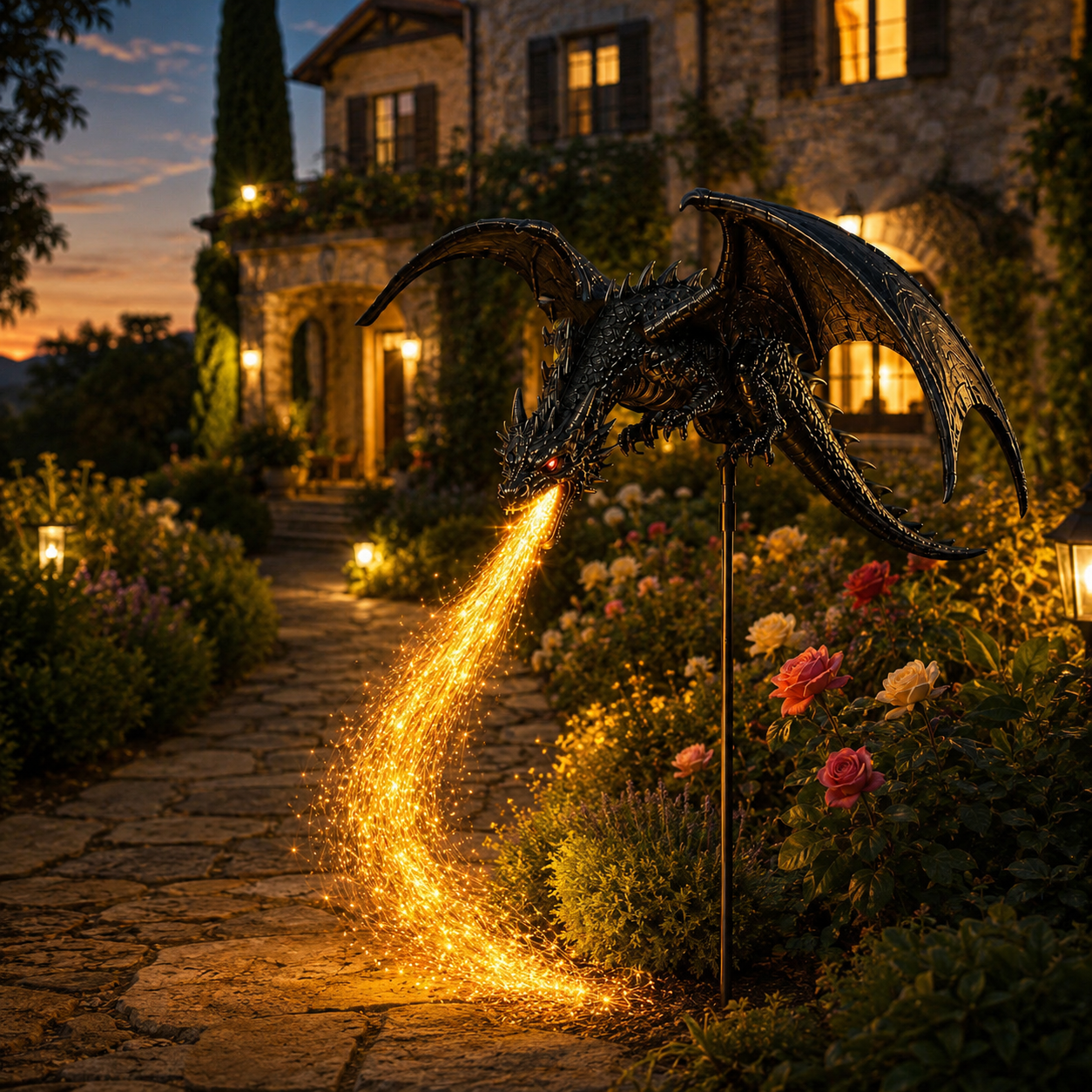🎁Solar Dragon Fire Garden Light