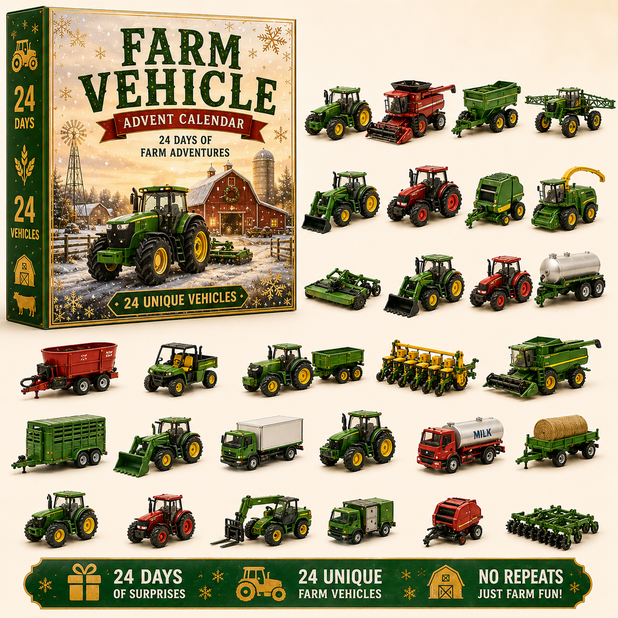 🎄 24-Day Vehicle Advent Calendar