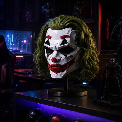 🤡Cyberpunk Clown Mask with Cosplay Clown Costume Party Props Halloween🤡