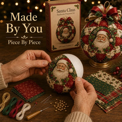 ❤️Beginner-Friendly🎄Christmas Classics Patchwork Ornament DIY Kit