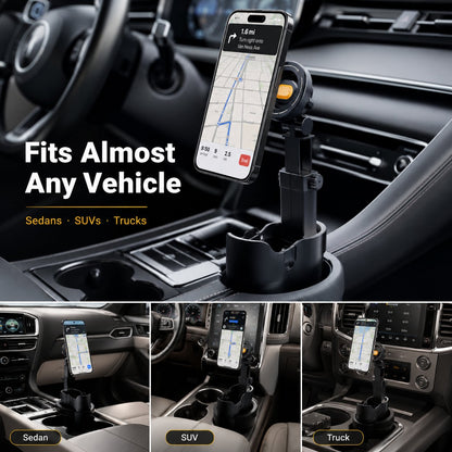 🔥 48% OFF | Magnetic Car Phone Holder Mount – 360° Adjustable, Strong N52 Magnet, One-Hand Operation
